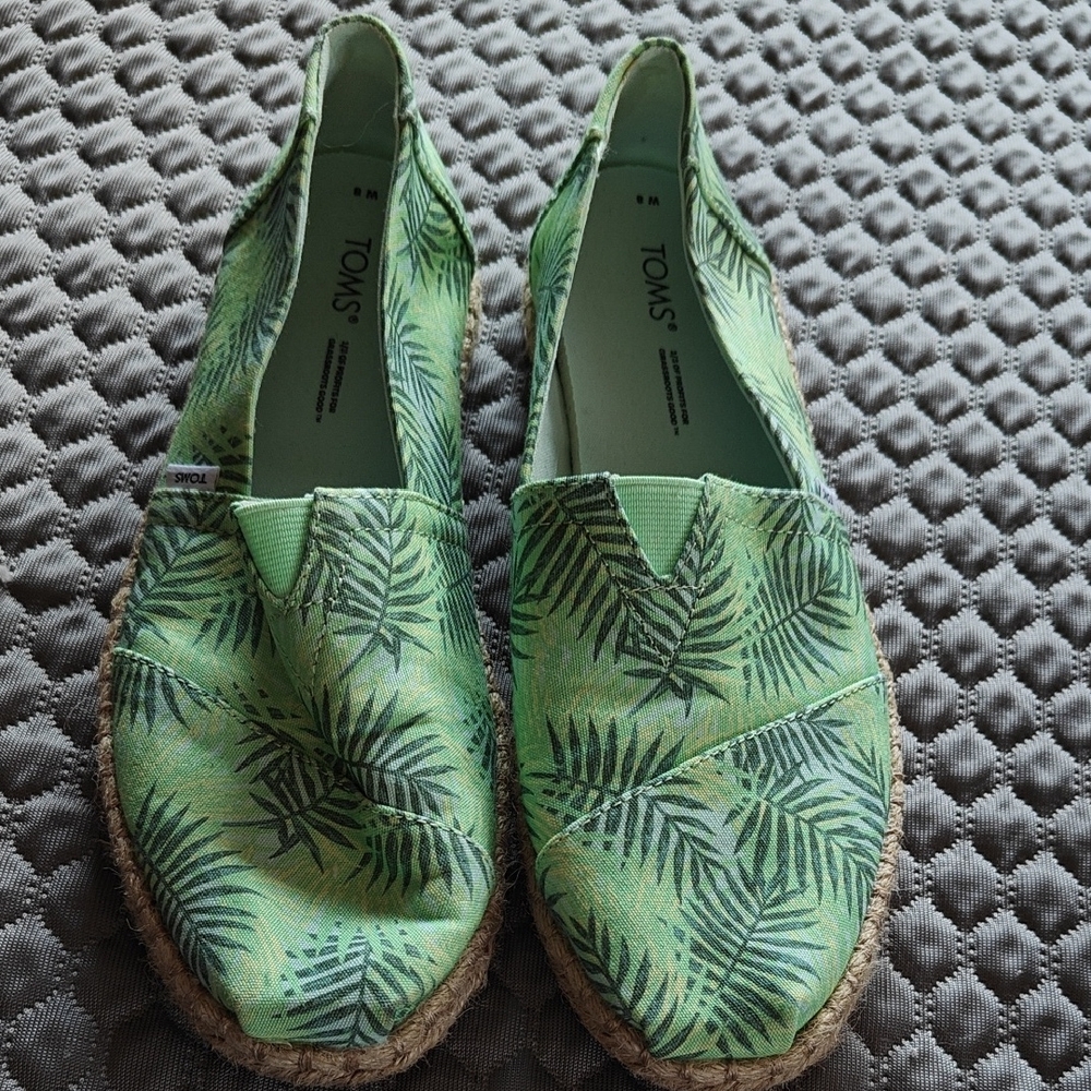 TOMS Women's Tropical Green Espadrilles
